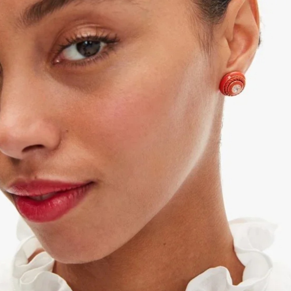 KATE SPADE • Red Know The Ropes Earrings - Picture 2 of 4